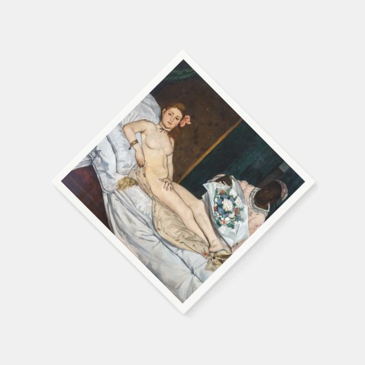 Edouard Manet - Olympia Serviette (Ecke)
