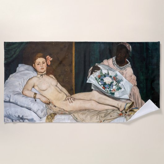 Edouard Manet - Olympia Strandtuch (Vorderseite)