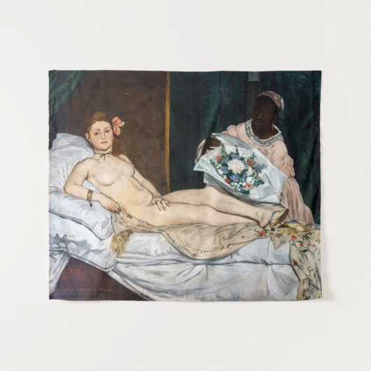Edouard Manet - Olympia Wandteppich (Vorderseite (Horizontal))