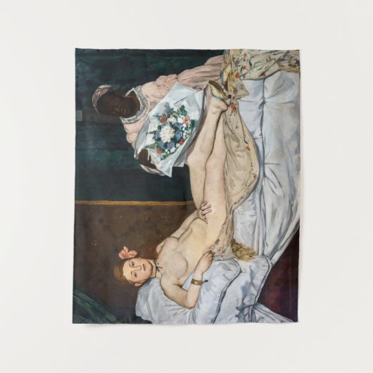 Edouard Manet - Olympia Wandteppich (Vorderseite)