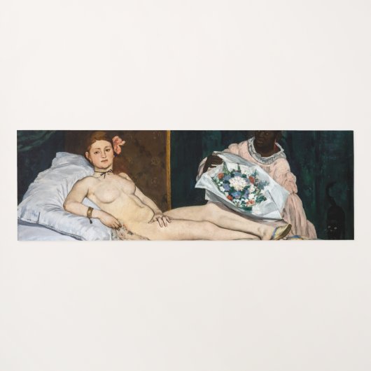 Edouard Manet - Olympia Yogamatte (Rückseite (Horizontal))