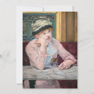 Edouard Manet - Pflaumenbrand Einladung