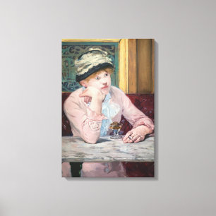 Edouard Manet - Pflaumenbrand Leinwanddruck