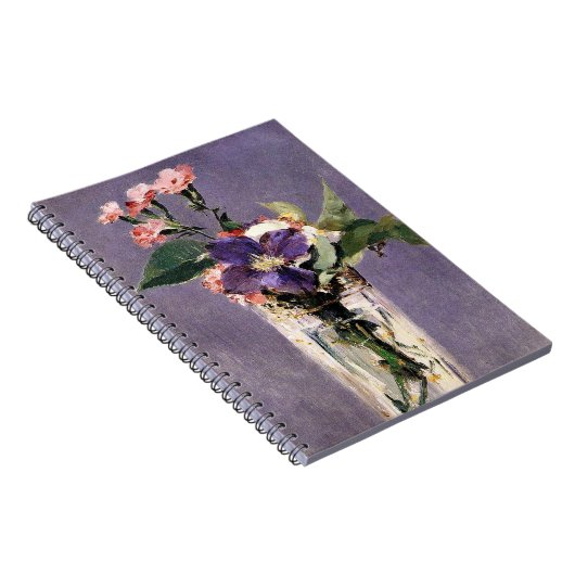 Edouard Manet - Pinks und Clematis, Notizblock (Rechte Seite)