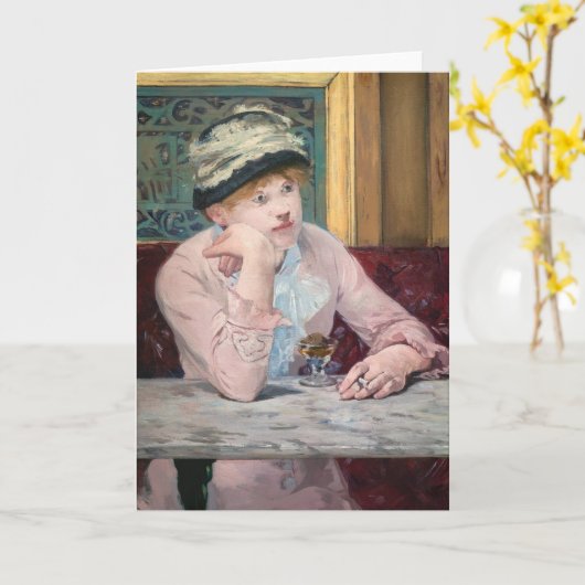 Edouard Manet - Plum Brandy Karte (Gelbe Blume)