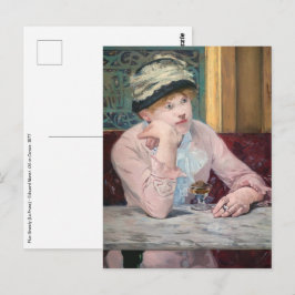 Edouard Manet - Plum Brandy Postkarte
