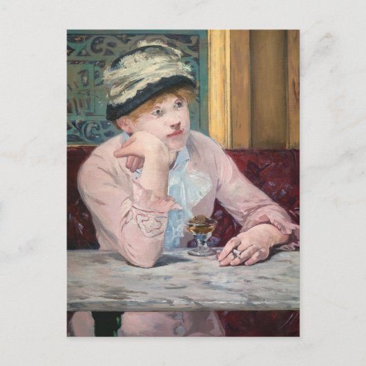 Edouard Manet - Plum Brandy Postkarte (Vorderseite)