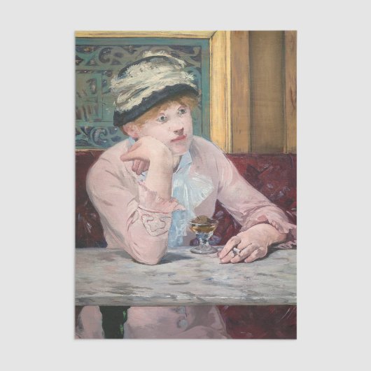 Edouard Manet - Plum Brandy Seidenpapier