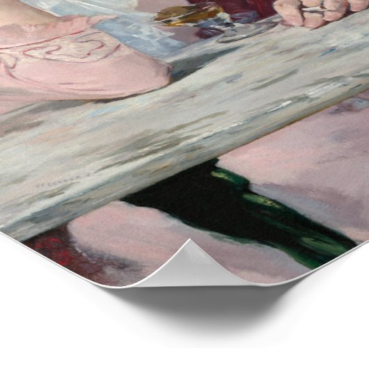 Edouard Manet Plum Brandy Wall Art Poster (Ecke)