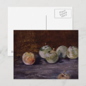 Edouard Manet - Plums Postkarte (Vorne/Hinten)