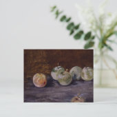 Edouard Manet - Plums Postkarte (Stehend Vorderseite)