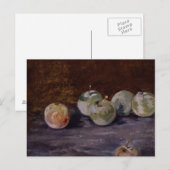 Edouard Manet - Plums Postkarte (Vorne/Hinten)