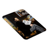 Edouard Manet - Portrait von Emile Zola Magnet (Rechte Seite)