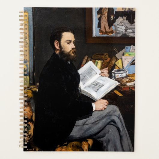 Edouard Manet - Portrait von Emile Zola Planer (Vorderseite)