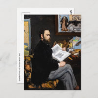 Edouard Manet - Portrait von Emile Zola