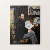 Edouard Manet - Portrait von Emile Zola Puzzle (Vertikal)