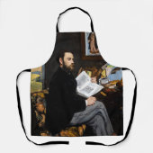 Edouard Manet - Portrait von Emile Zola Schürze (Vorderseite)