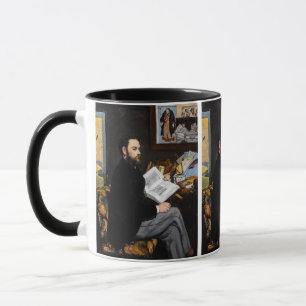Edouard Manet - Portrait von Emile Zola Tasse