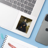 Édouard Manet - Portrait von Madame Brunet Aufkleber (Laptop mit iPhone)