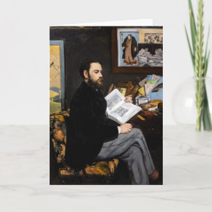 Edouard Manet - Porträt von Emile Zola Karte