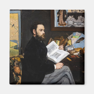 Edouard Manet - Porträt von Emile Zola Magnet