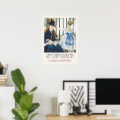 Edouard Manet Railway Gare Saint-Lazare Poster (Heimbüro)