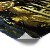 edouard Manet - Rennen in Longchamp Poster (Ecke)