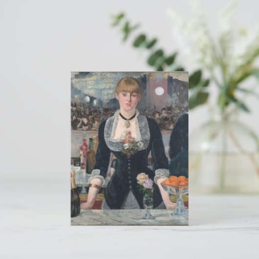 Edouard Manet ' s A Bar at the Folies-Bergère Postkarte (Stehend Vorderseite)