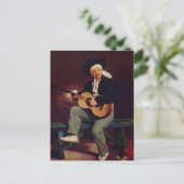 Edouard Manet, spanischer Sänger Postkarte (Stehend Vorderseite)