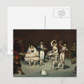 Edouard Manet - Spanisches Ballett Postkarte (Vorne/Hinten)