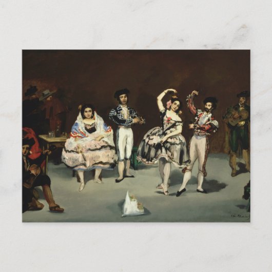 Edouard Manet - Spanisches Ballett Postkarte (Vorderseite)