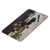Edouard Manet - Stillleben, Früchte auf einem Tisc Magnet (Linke Seite)