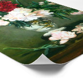Edouard Manet - Stillleben mit Peonies Poster (Ecke)