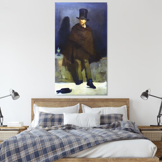 Edouard Manet The Absinthe Drinker Leinwanddruck (Insitu (Schlafzimmer))