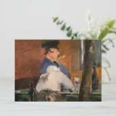 Edouard Manet - The Bar, Le Bouchon Dankeskarte (Stehend Vorderseite)