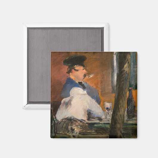 Edouard Manet - The Bar, Le Bouchon Magnet (Vorderseite/Rückseite)
