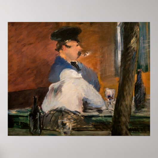 Edouard Manet - The Bar, Le Bouchon Poster (Vorne)