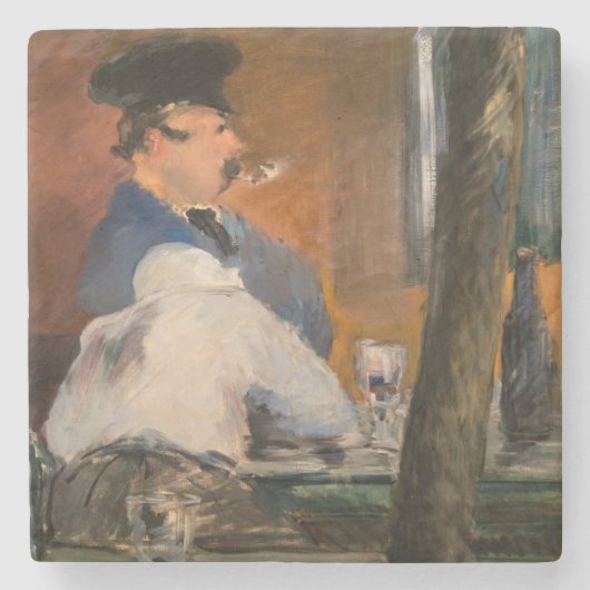 Edouard Manet - The Bar, Le Bouchon Steinuntersetzer (Vorderseite)
