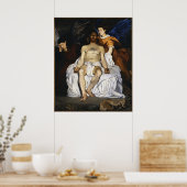 Edouard Manet - Toter Christus mit Engeln - 1864 Poster (Küche)