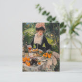 Edouard Manet Vintag Art Postkarte (Stehend Vorderseite)