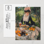 Edouard Manet Vintag Art Postkarte (Vorne/Hinten)