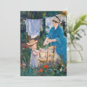 Edouard Manet - Wäsche Einladung (Stehend Vorderseite)