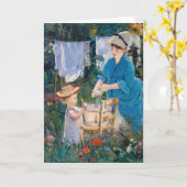 Edouard Manet - Wäsche Karte (Gelbe Blume)