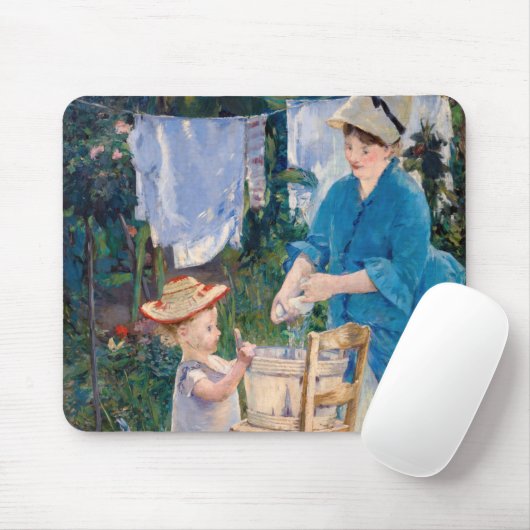 Edouard Manet - Wäsche Mousepad (Mit Mouse)
