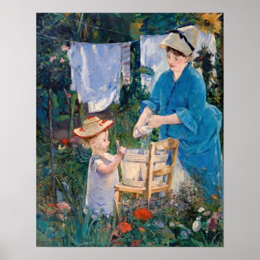 Edouard Manet - Wäsche Poster (Vorne)