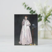 Édouard Manet Young Lady 1866 Postkarte (Stehend Vorderseite)