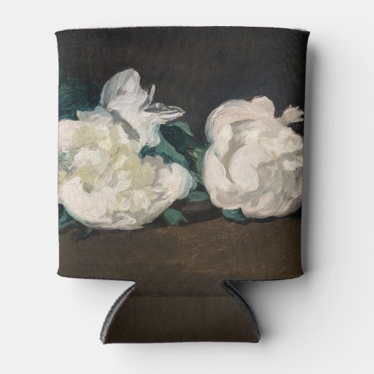 Edouard Manet - Zweig der Weißen Peonies, Secateur Dosenkühler (Vorderseite)