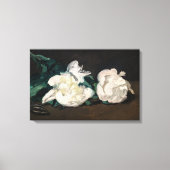 Edouard Manet - Zweig der Weißen Peonies, Secateur Leinwanddruck (Vorderseite)