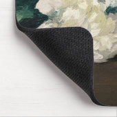 Edouard Manet - Zweig der Weißen Peonies, Secateur Mousepad (Ecke)