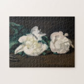 Edouard Manet - Zweig der Weißen Peonies, Secateur Puzzle (Horizontal)